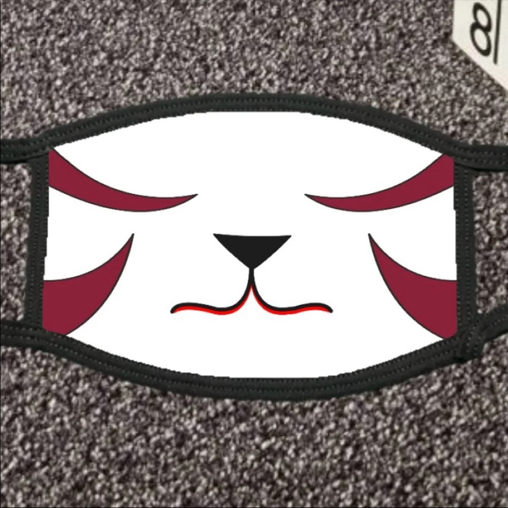 Naruto Kakashi Anbu Dark Side Fox Anime Face Mask